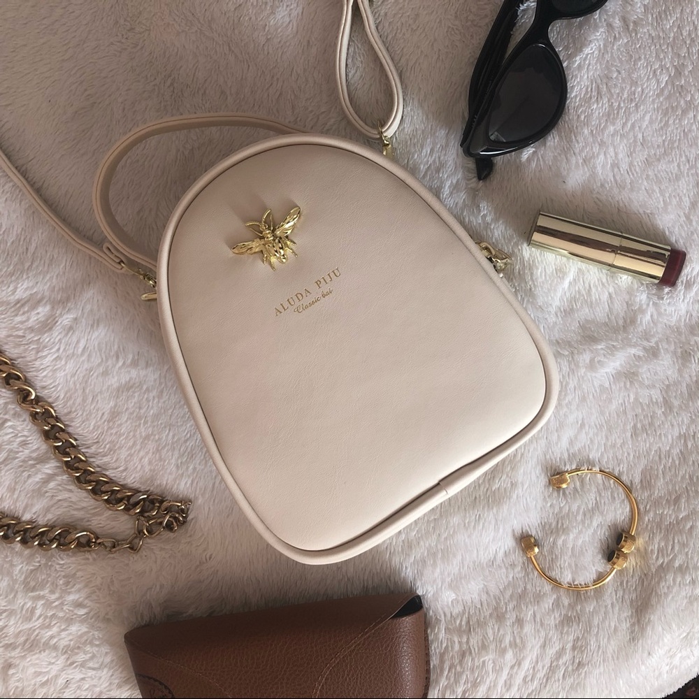 Cream Crossbody Bag